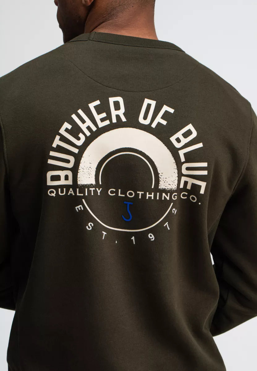 BUTCHER OF BLUE Army Circle Crew