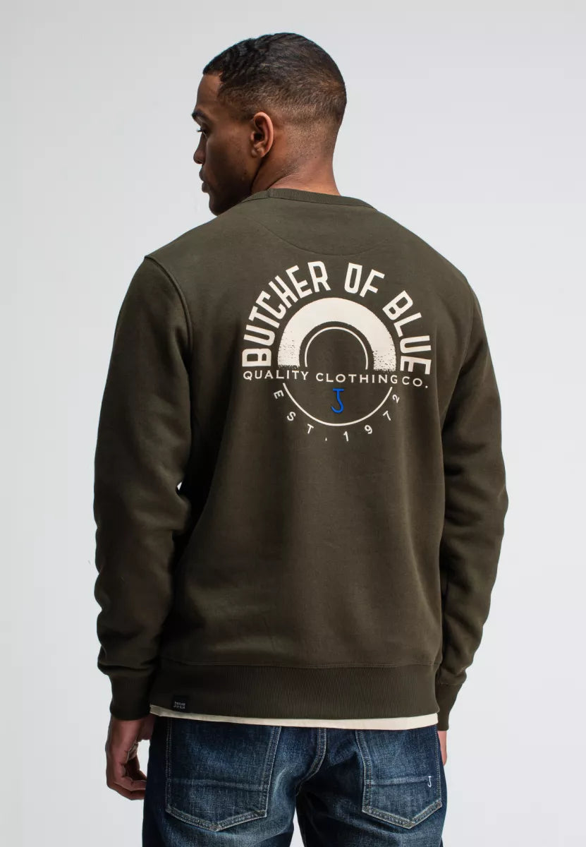 BUTCHER OF BLUE Army Circle Crew