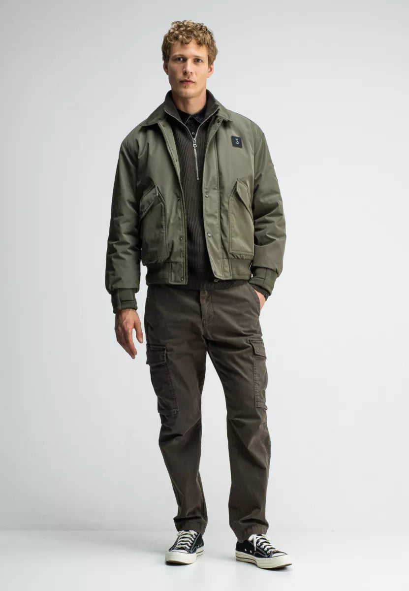 BUTCHER OF BLUE Carlo Satin Flight Bomber