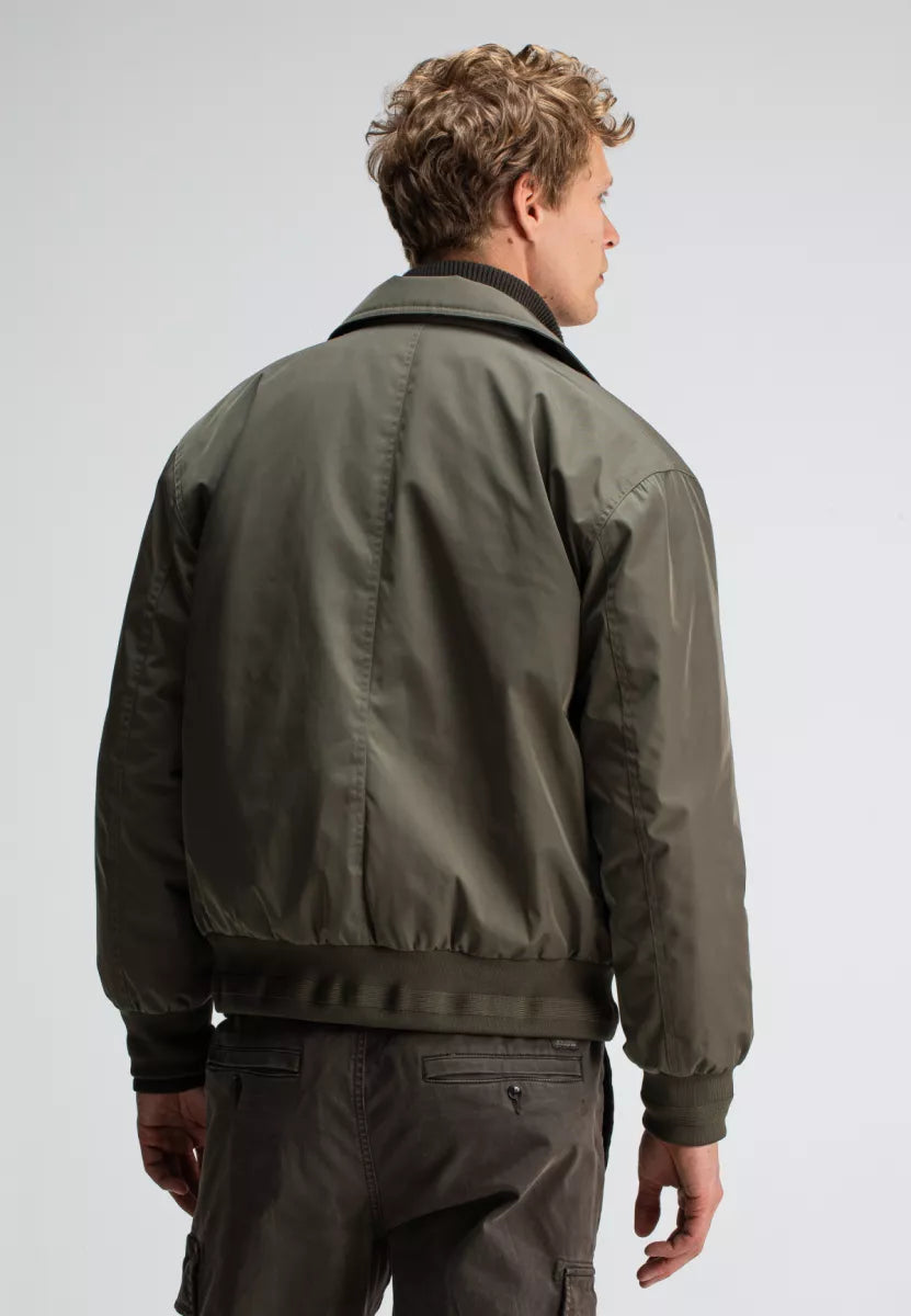 BUTCHER OF BLUE Carlo Satin Flight Bomber