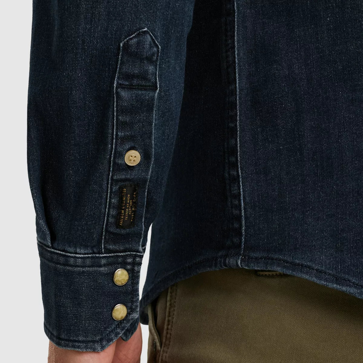 PME-LEGEND Long Sleeve Shirt - Denim Blauw