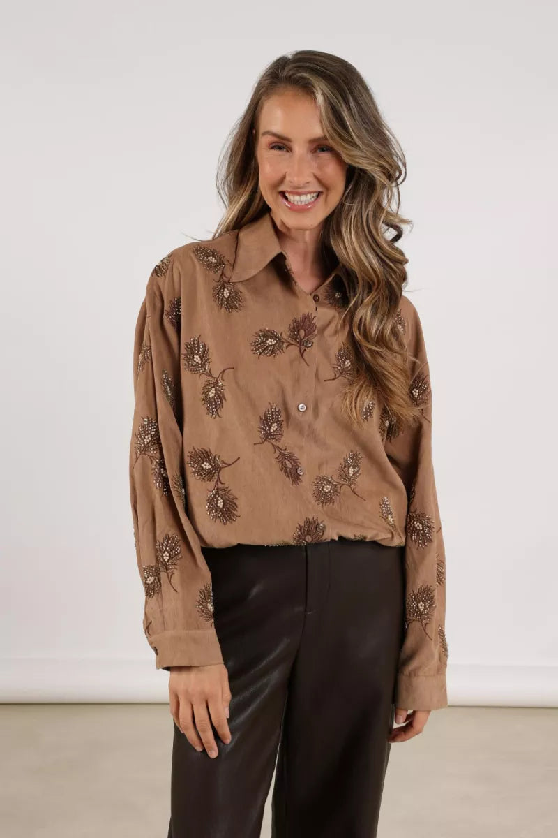 NUKUS Iris Blouse Embroidery