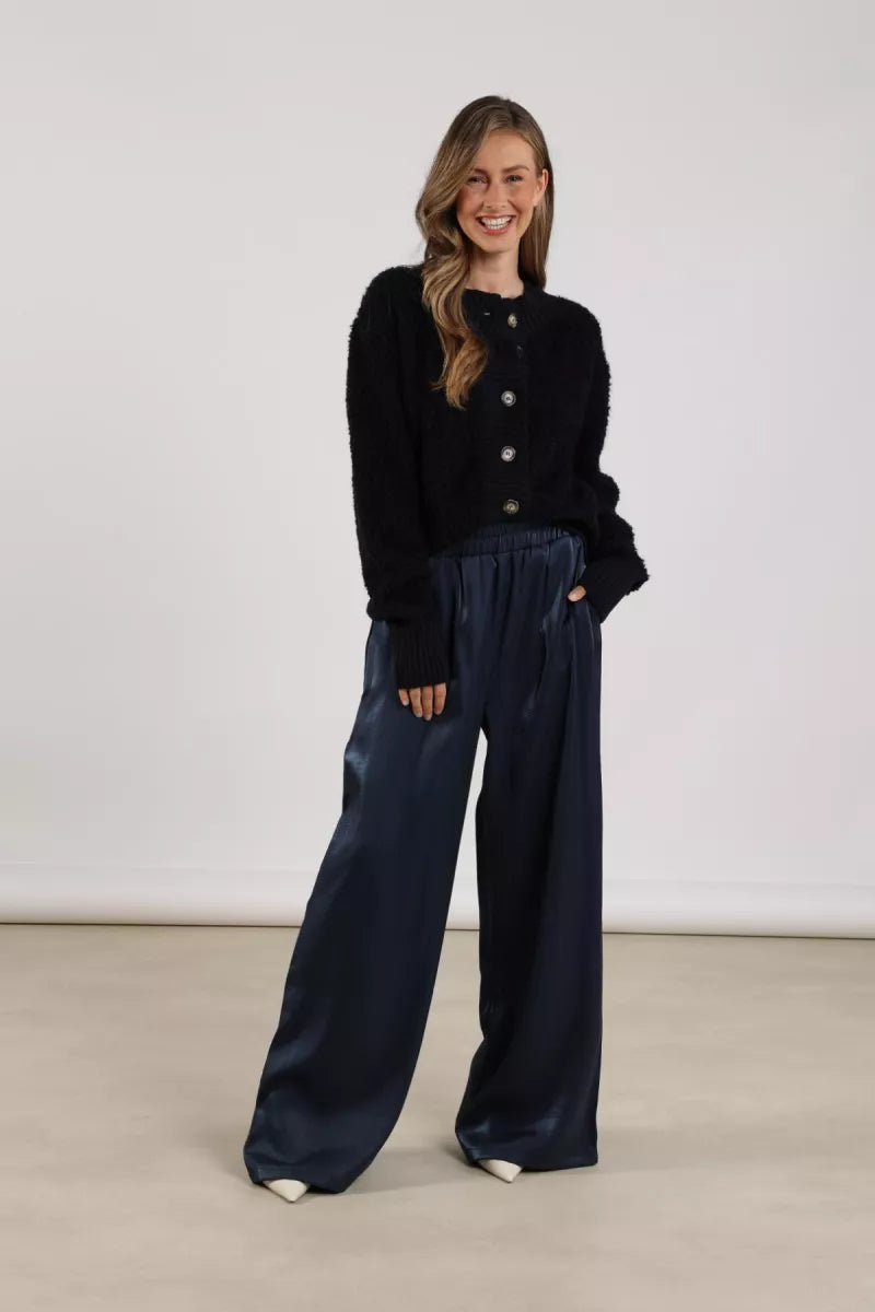 NUKUS Doorty Pants Shiny - Navy