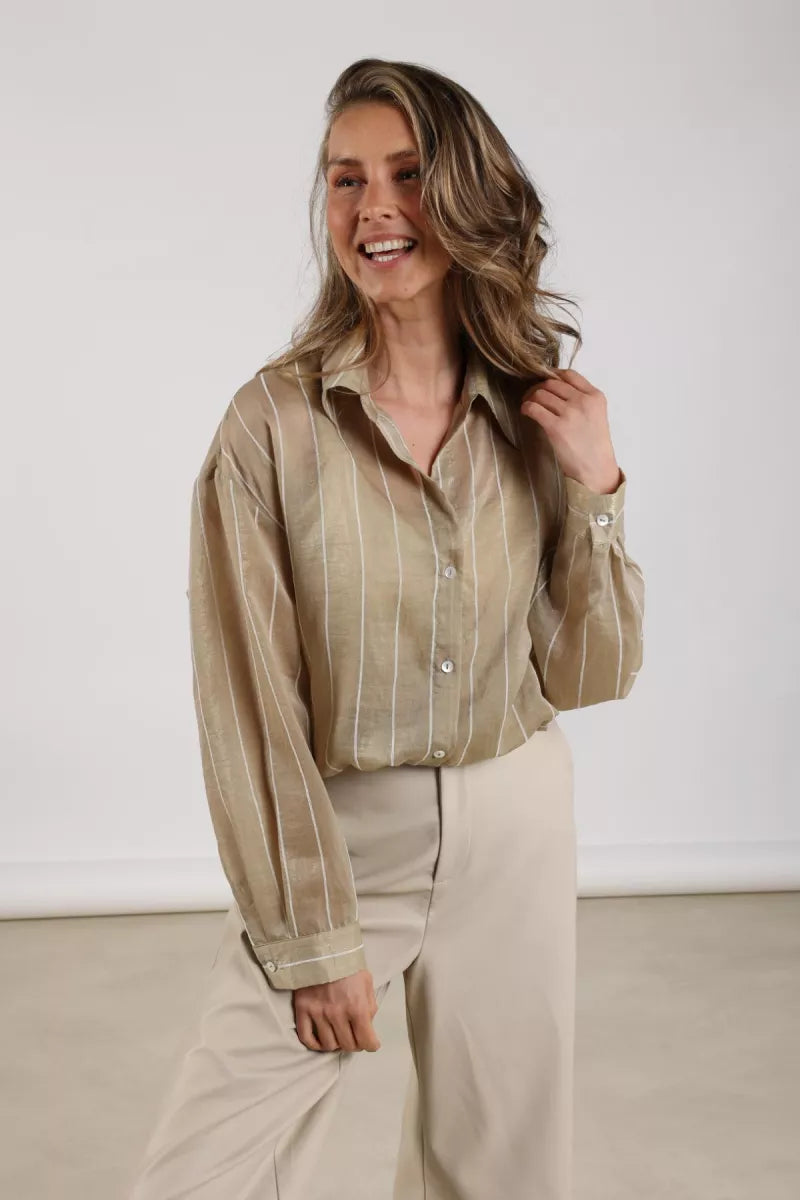 NUKUS Iris Blouse Stripe