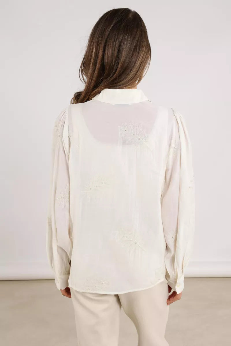 NUKUS Milanova Blouse Pearl