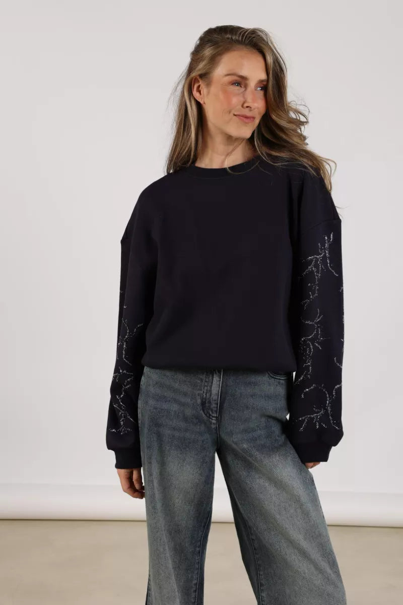 NUKUS Suzanne Pullover Strass