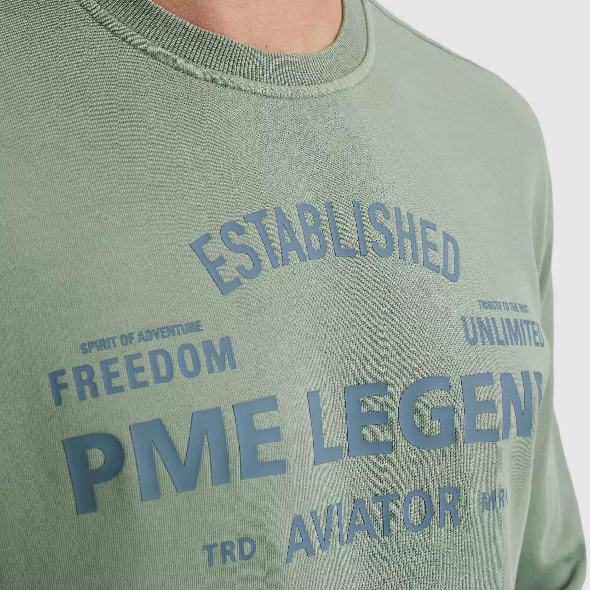 PME-LEGEND Sweat Terry Garment - Blauw