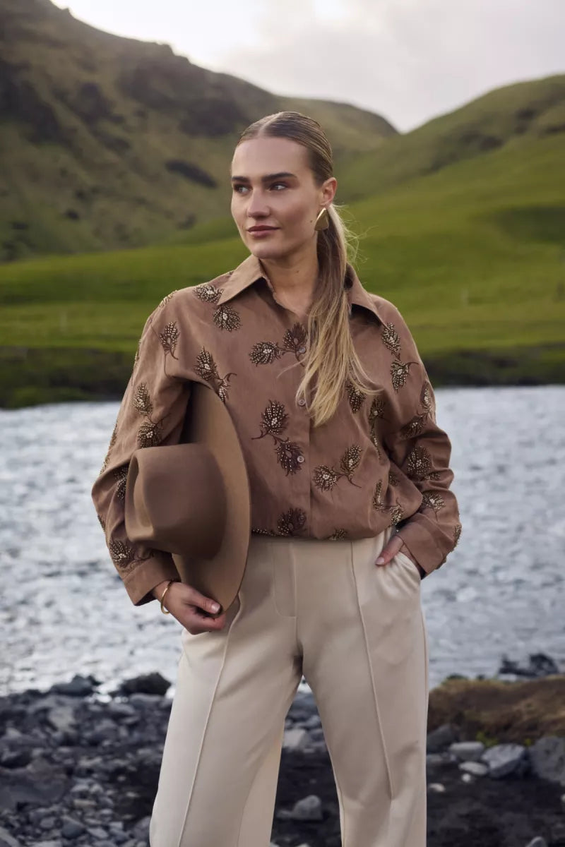 NUKUS Iris Blouse Embroidery