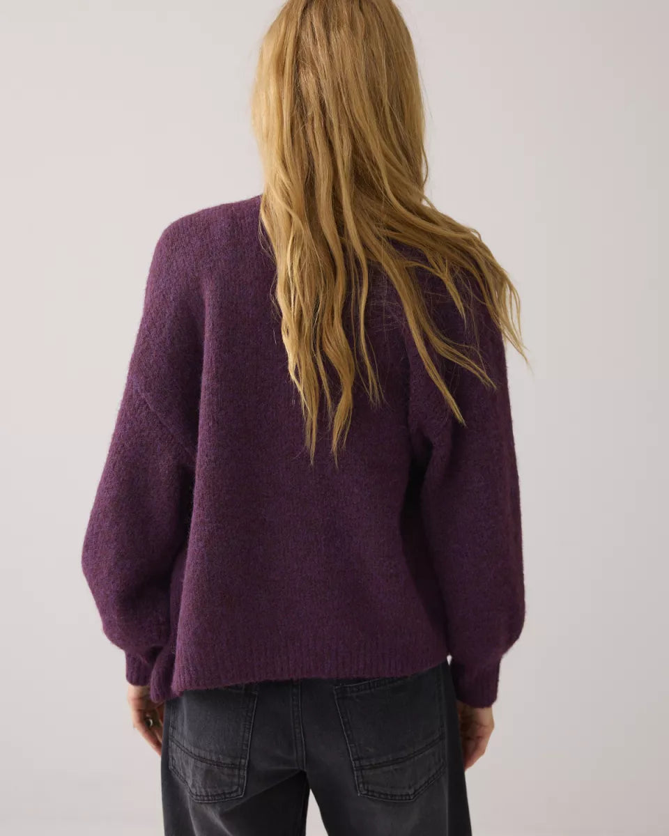 SUMMUM Puff Sleeve Cardigan