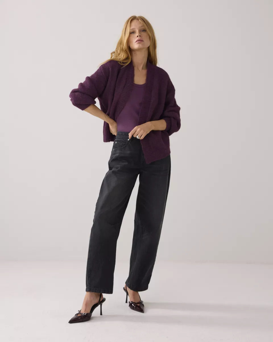 SUMMUM Puff Sleeve Cardigan