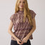 SUMMUM Top Zig Zag Lurex