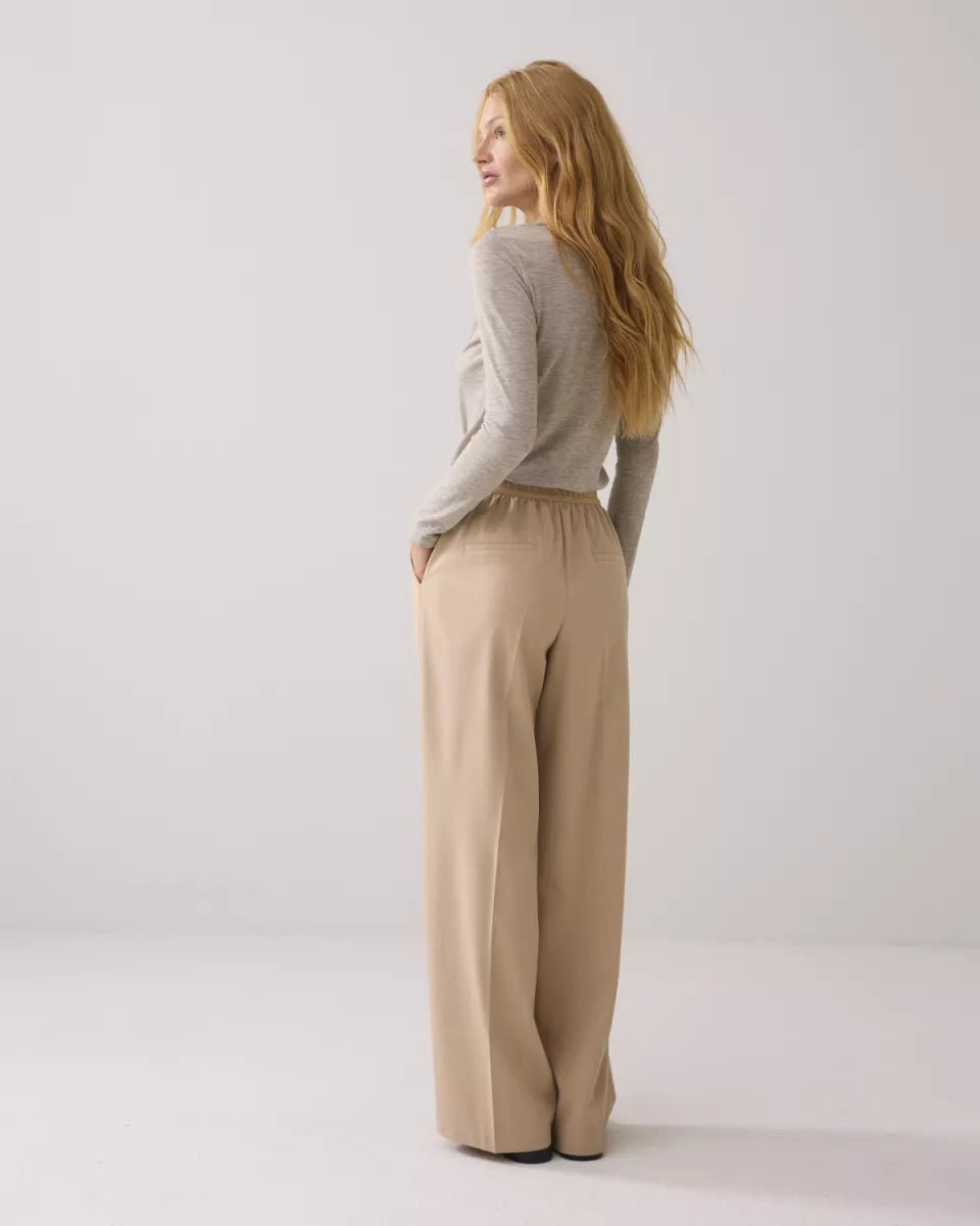 SUMMUM Trousers Viscose Blend