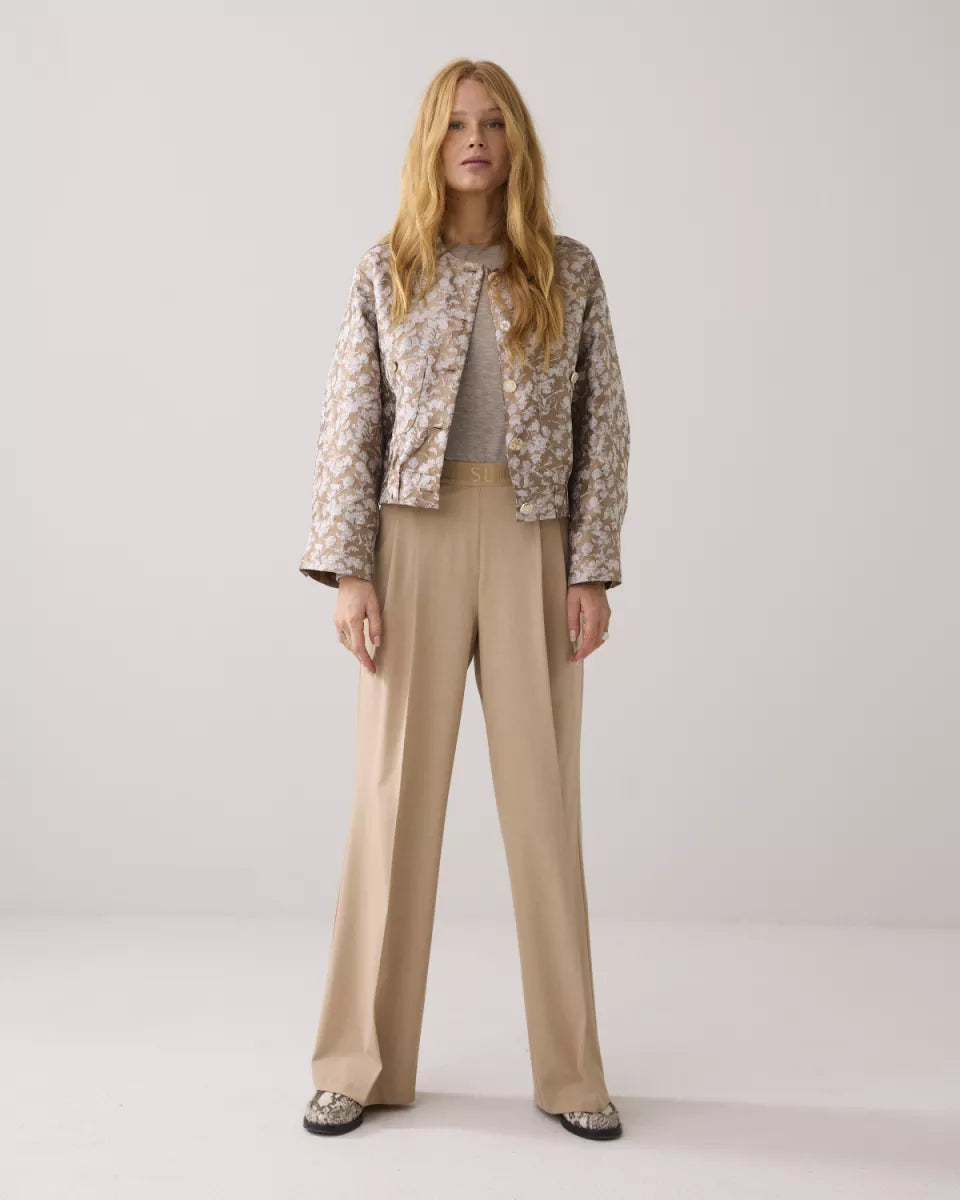 SUMMUM Jacket Bomber Leaves Jaquard