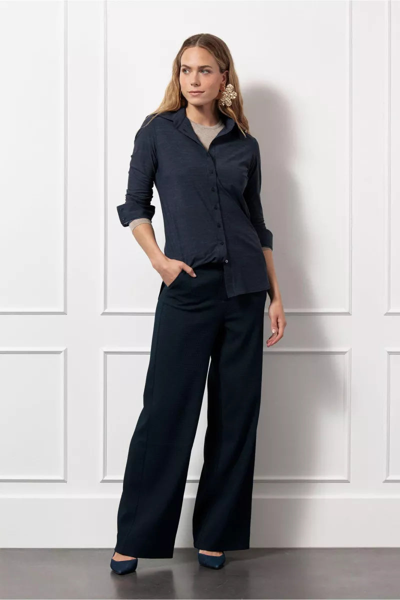 STUDIO ANNELOES Poppy Denim Blouse