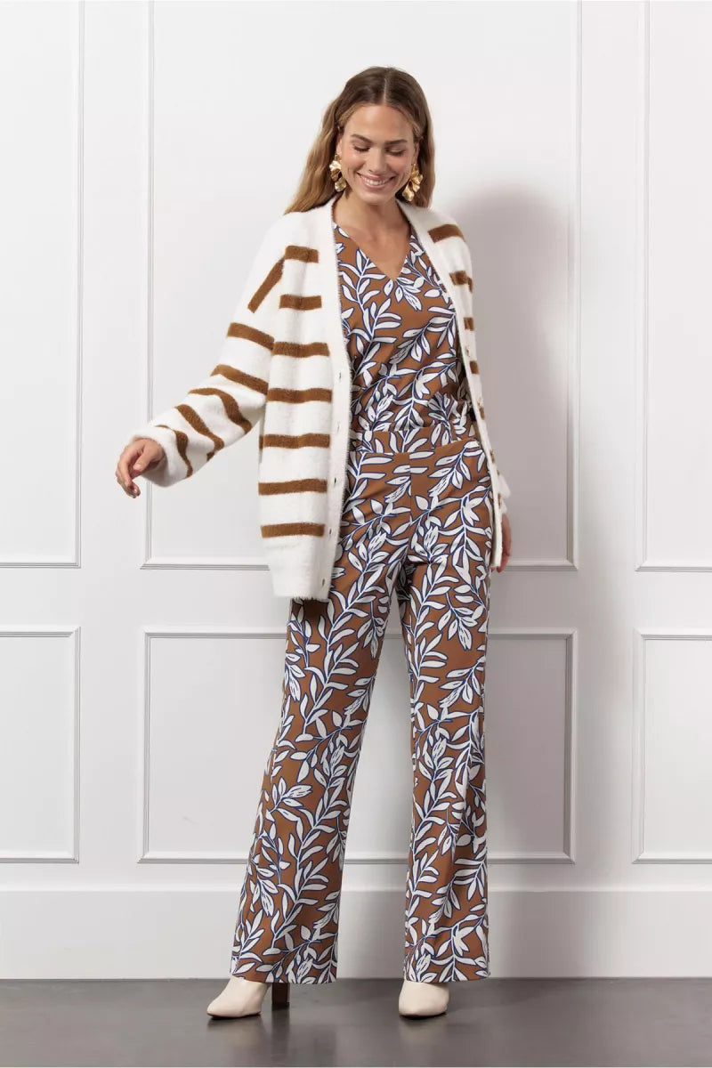STUDIO ANNELOES Joyce Stripe Cardigan