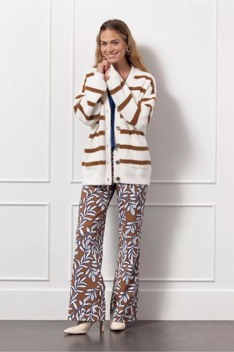 STUDIO ANNELOES Joyce Stripe Cardigan