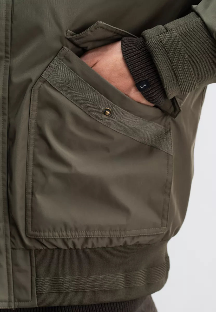 BUTCHER OF BLUE Carlo Satin Flight Bomber
