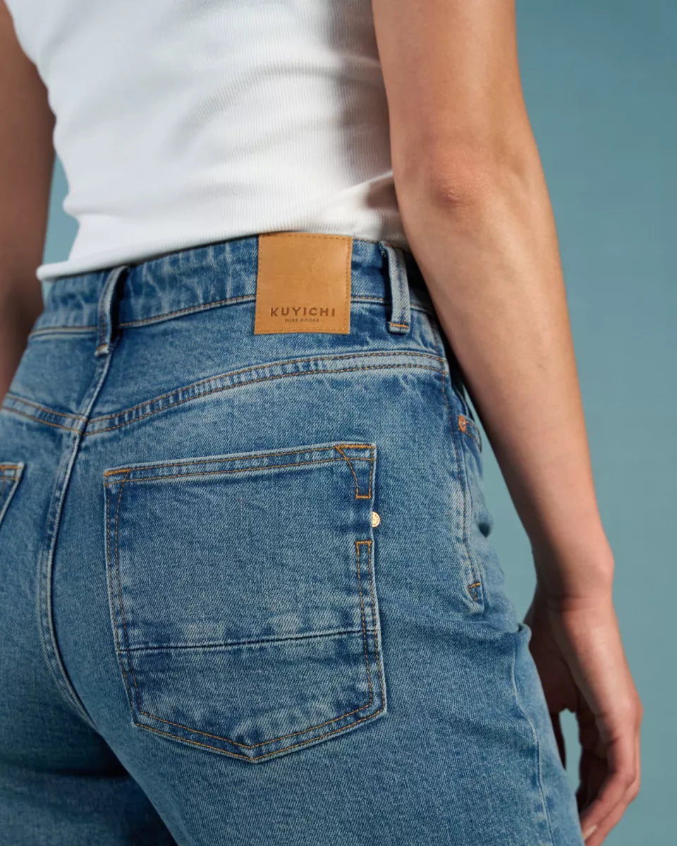 KUYICHI Harper Loose Flare - Starlit Indigo