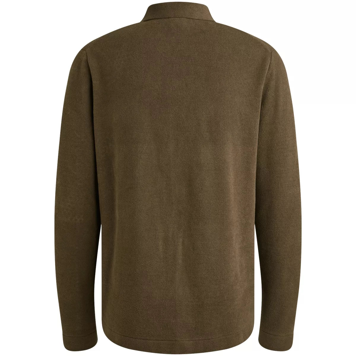 CAST IRON Button Jacket Soft Blend - Army Groen