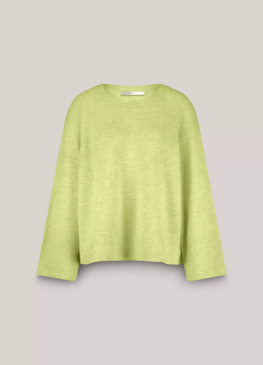 SUMMUM Oversized Sweater - Misty Lime