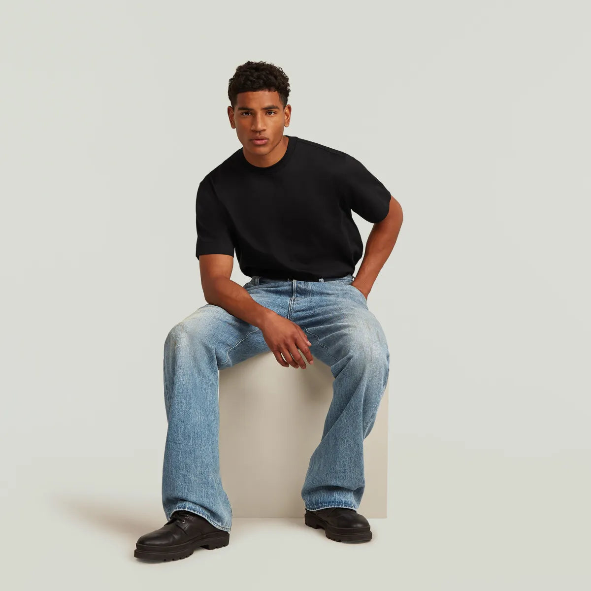 G-STAR Dartt 3D Loose Bootcut - Vintage Patina Blue Restored