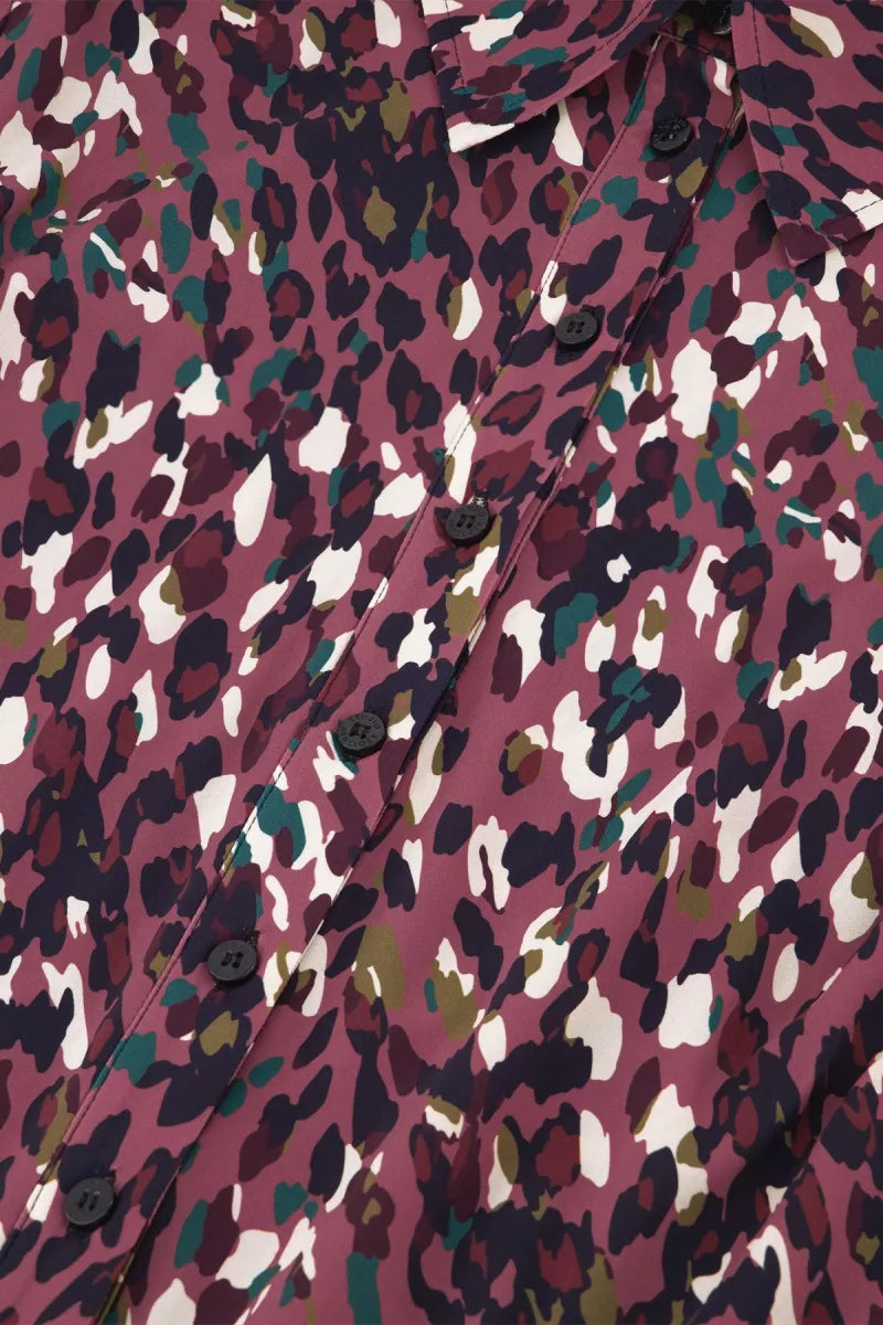 STUDIO ANNELOES Poppy Leopard Blouse