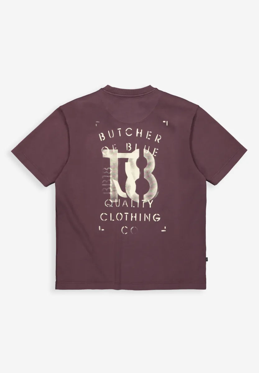 BUTCHER OF BLUE Mercer Layer Loose Tee | Pascha Purple