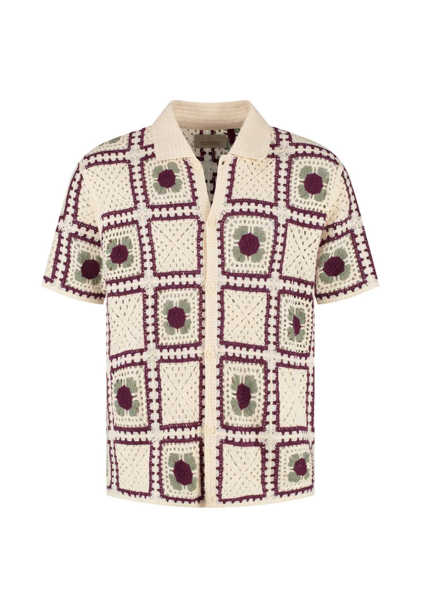 DSTREZZED Shane Crochet Shirt