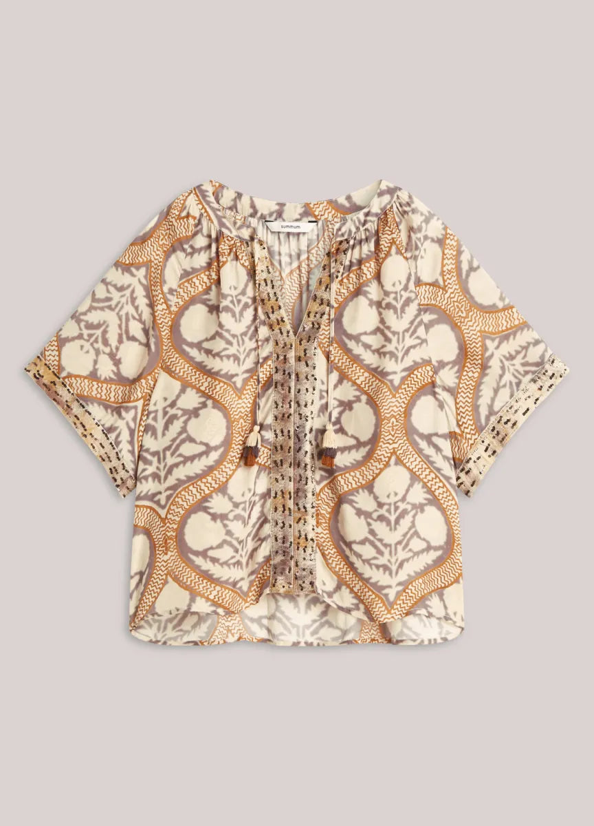 SUMMUM Top Art Deco Print
