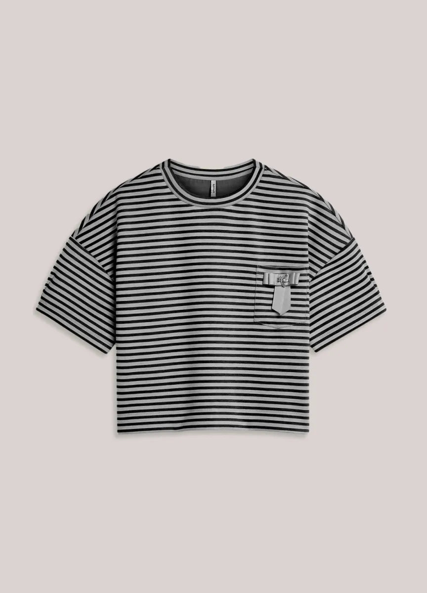 SUMMUM Top Striped Scuba