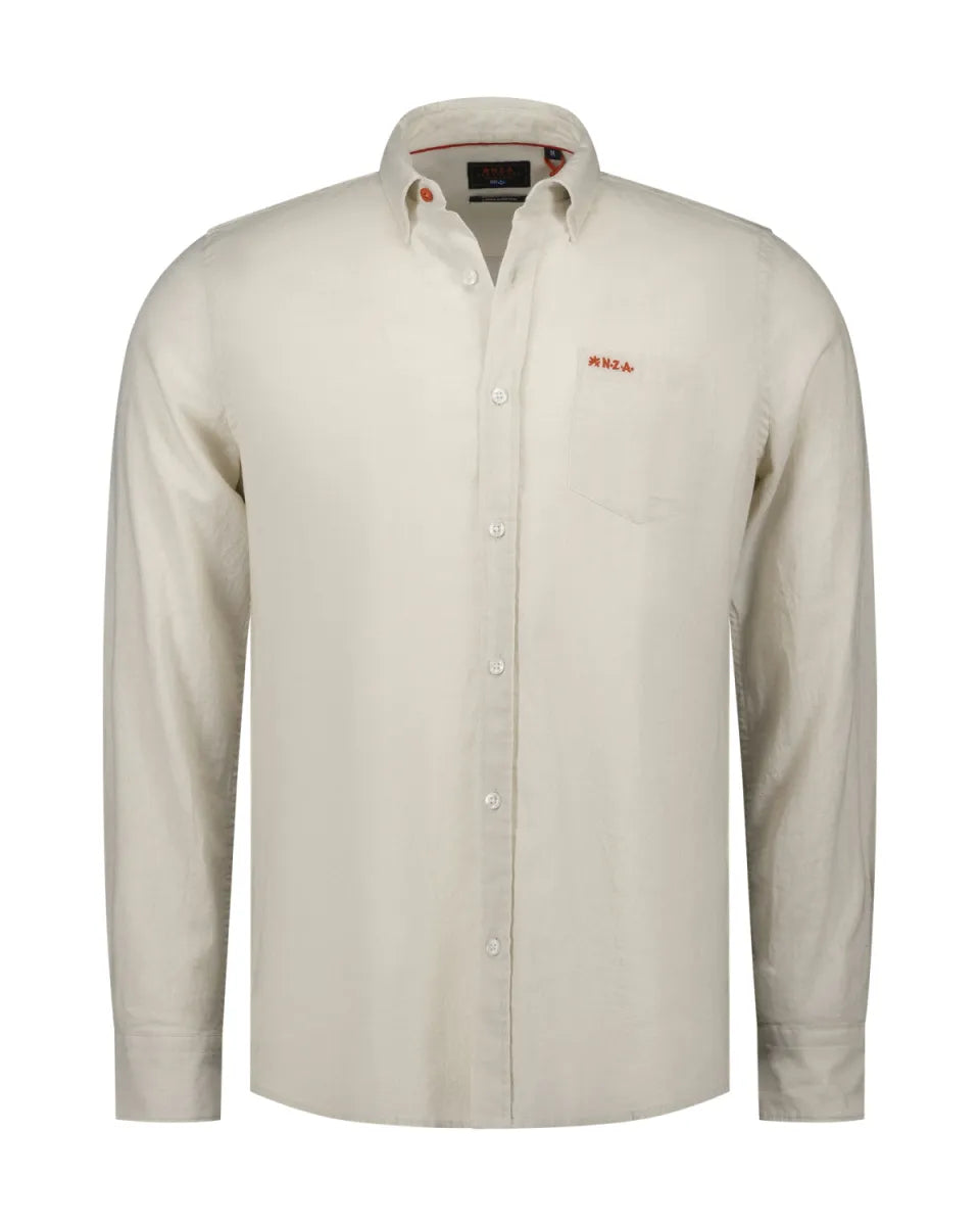 NEW ZEALAND AUCKLAND Shirt Long Sleeves - Soft Ecru