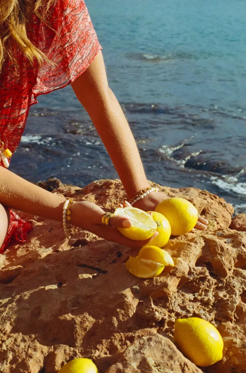 BONNIE STUDIOS Smiley Gold Bracelet