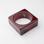 BOW 19 Big XL Square Bracelet - Wine Red