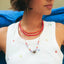 BONNIE STUDIOS Tommy Coral Necklace