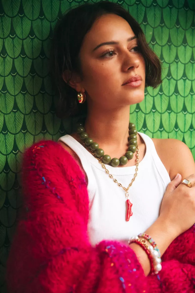 BONNIE STUDIOS Wilma Necklace - Chocolate