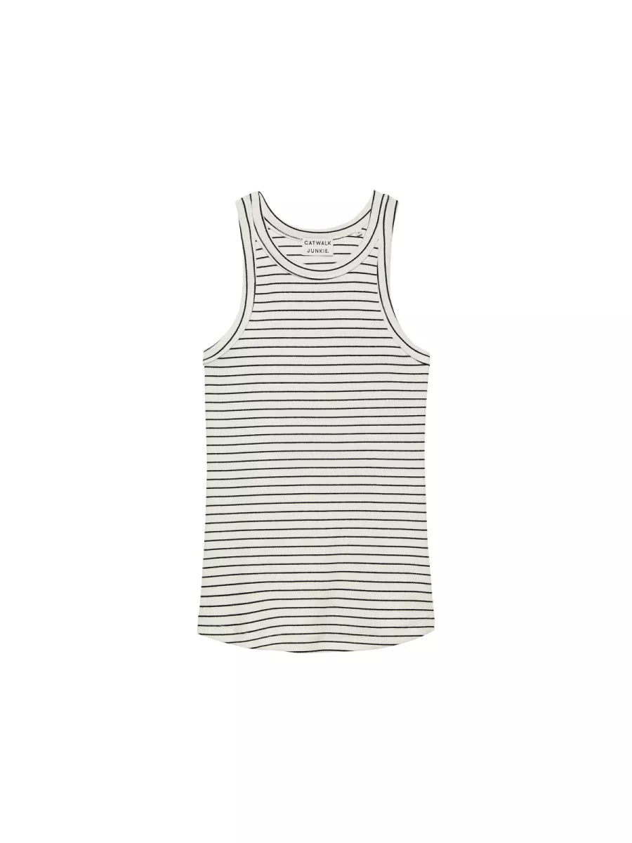 CATWALK JUNKIE rib stripe singlet