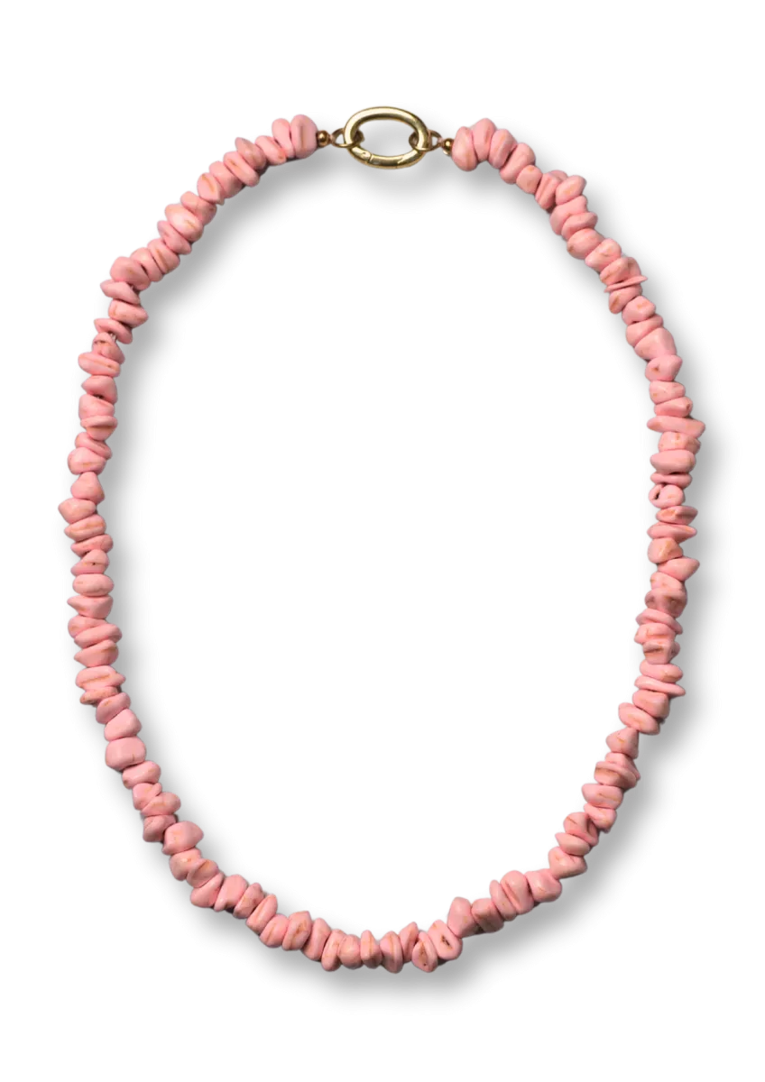 BONNIE STUDIOS Flint Pink Necklace