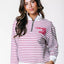COLORFUL REBEL Striped Zip Sweat