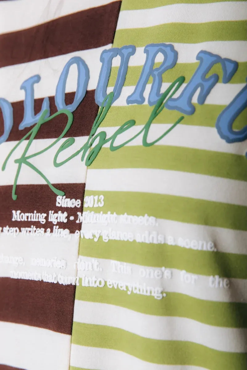 COLORFUL REBEL Two Striped Longsleeve