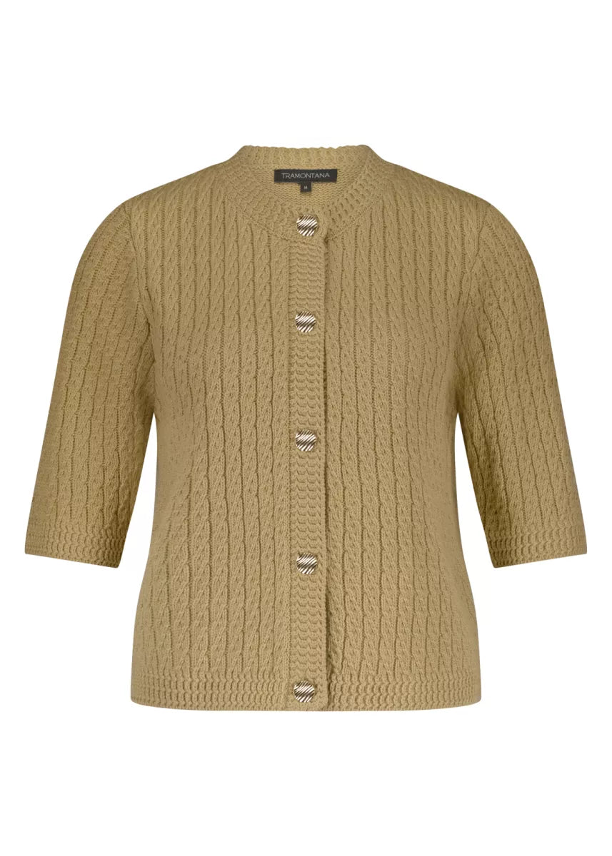 TRAMONTANA Cable Stitch Cardigan
