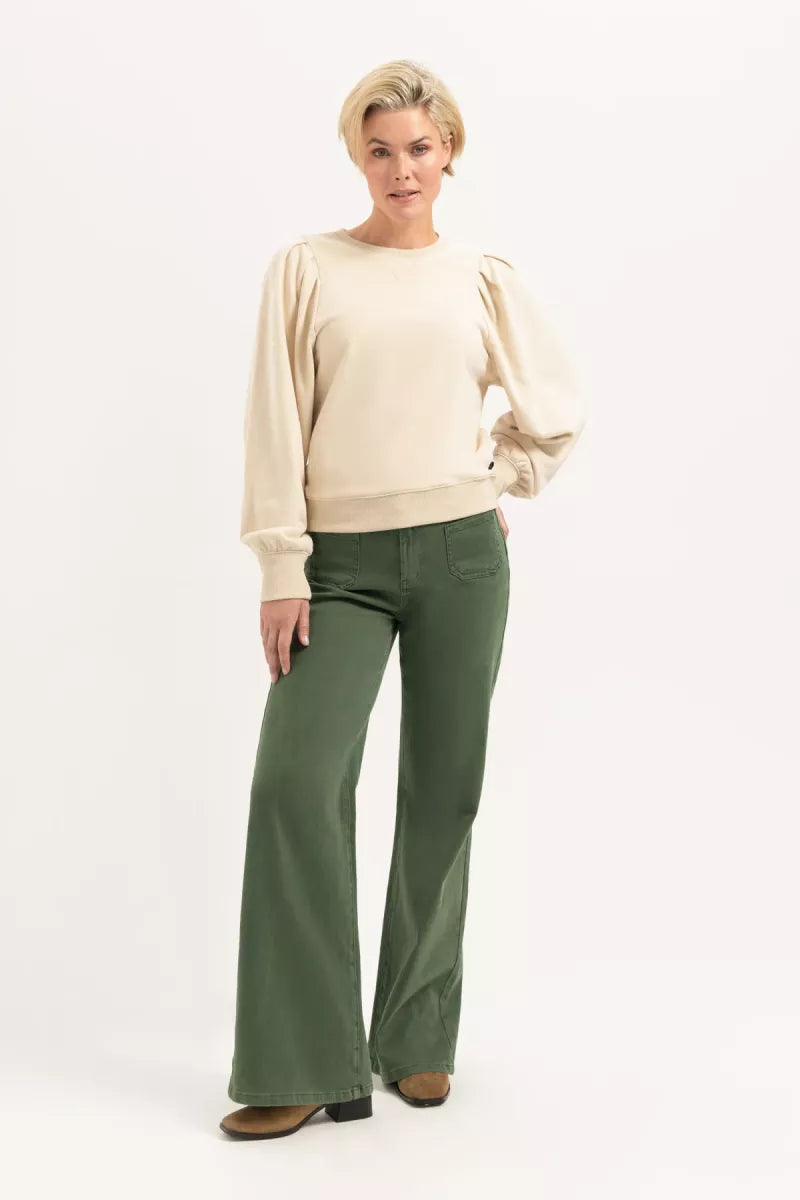 FLOREZ Ana Flared Pocket - Green