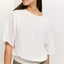 YAYA Sweater With Sheer Sleeves