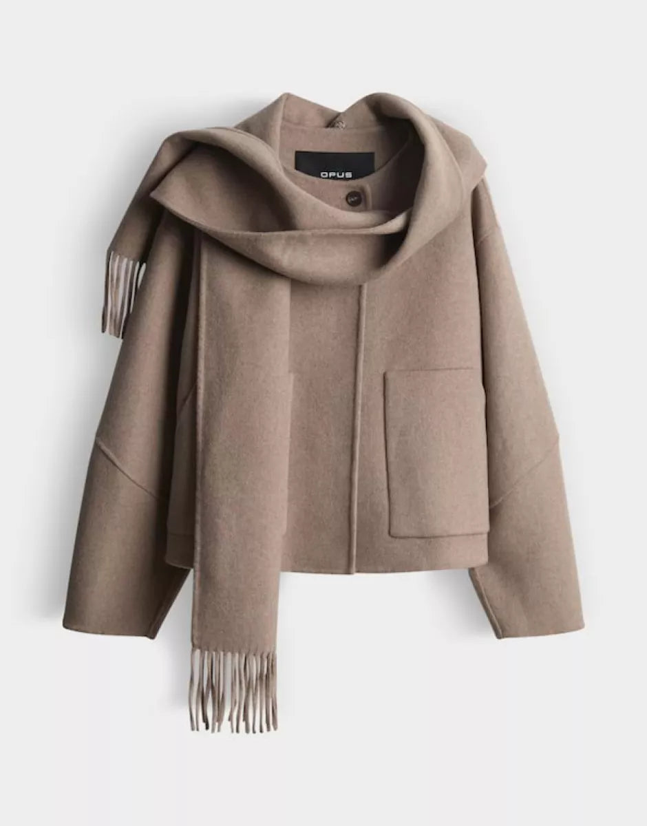 OPUS Henrica Jacket - Taupe