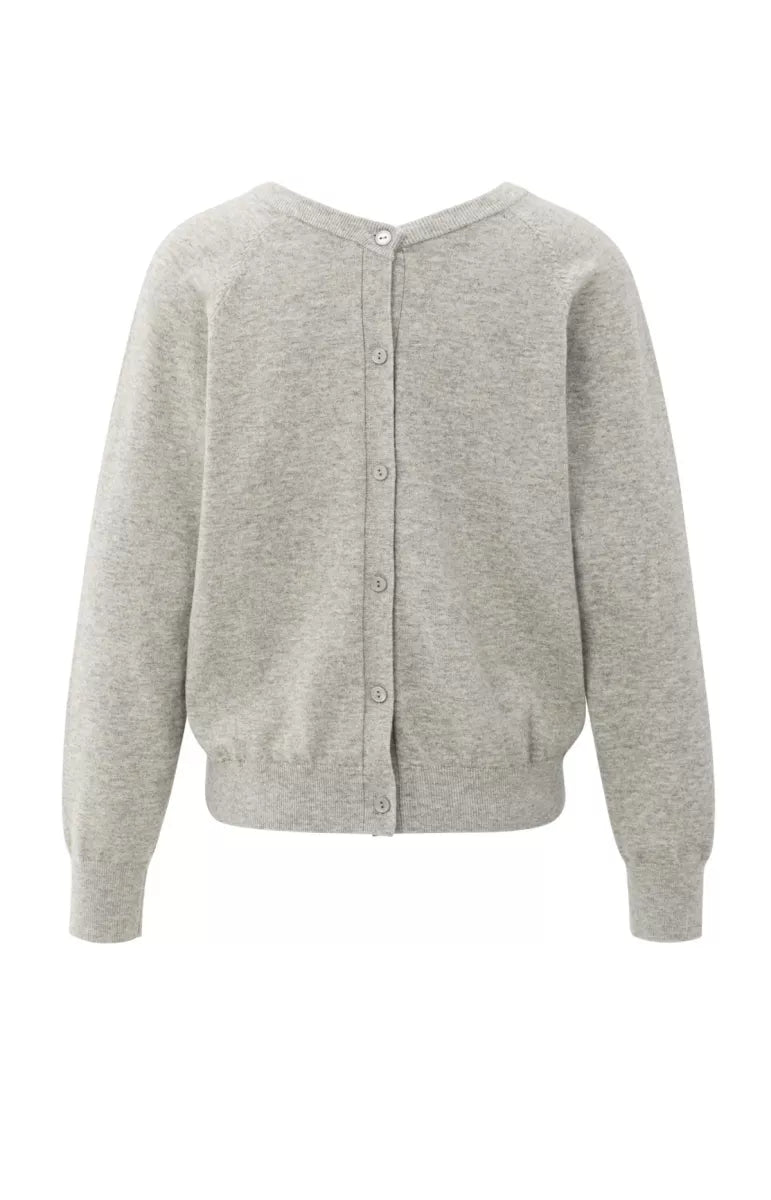 YAYA Double V-Neck Sweater