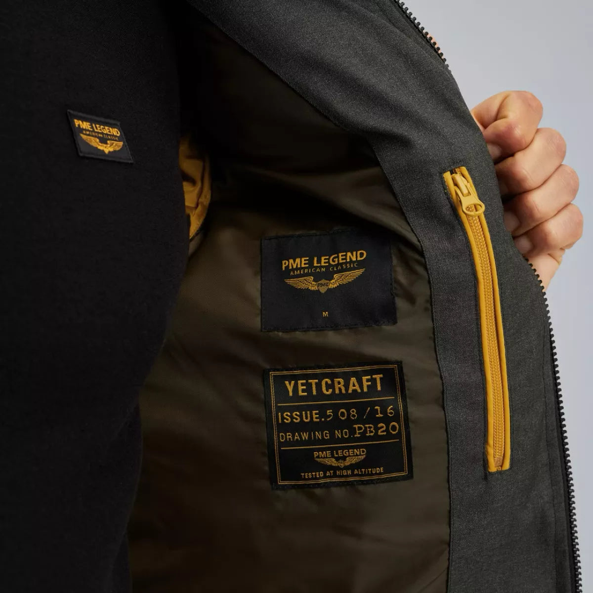 PME-LEGEND Yetcraft jacket - GRIJS
