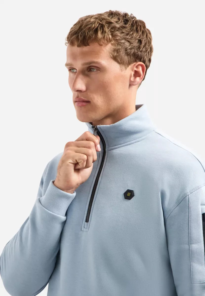 NO EXCESS Sweater - BLAUW