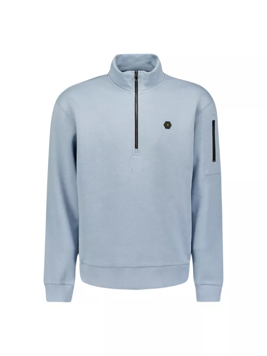 NO EXCESS Sweater - BLAUW
