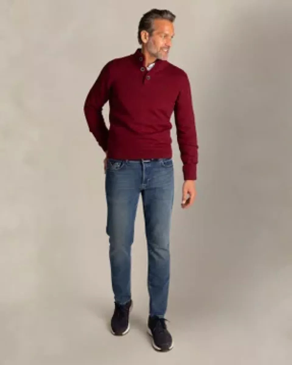 NEW ZEALAND AUCKLAND NEW ZEALAND AUCKLAND Pullover button collar - MULTI ROOD ORANJE