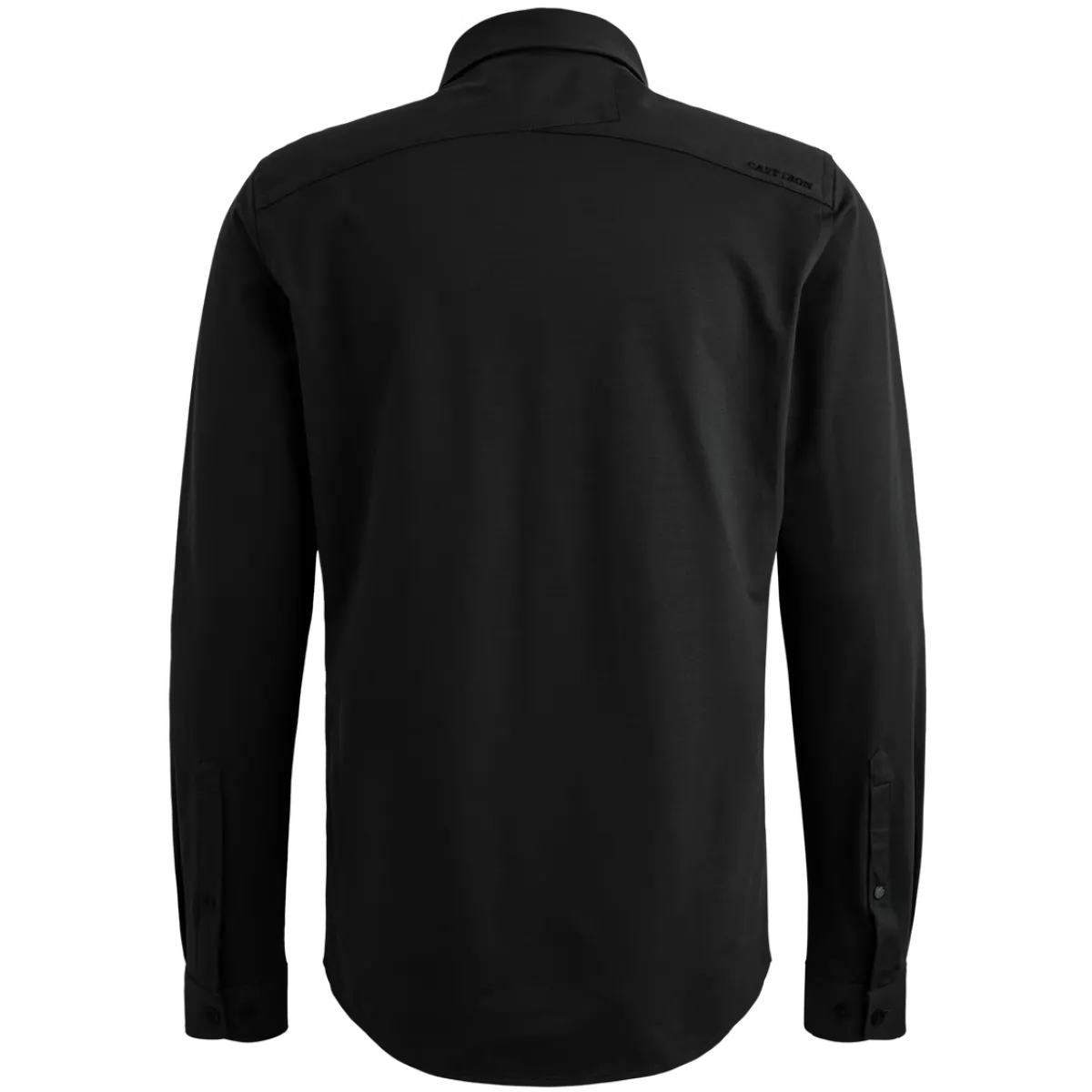 CAST IRON Long Sleeve Shirt Twill Jersey 2 t - ZWART