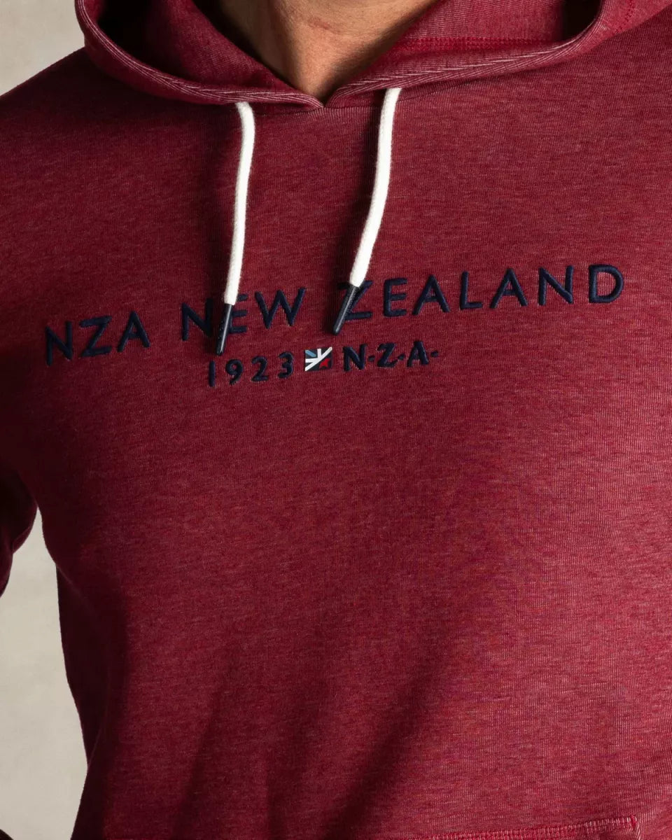 NEW ZEALAND AUCKLAND Hooded Sweat - Cherry Red